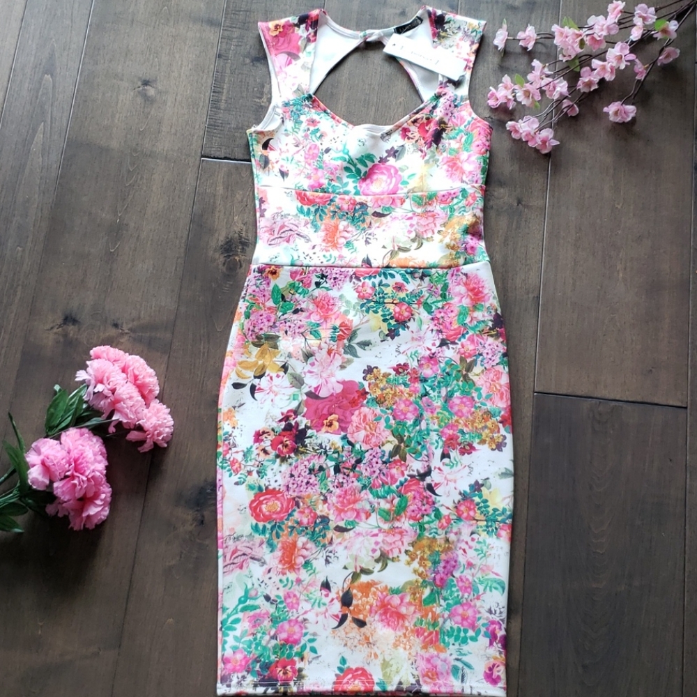 British Boutique Bodycon Tea Dress